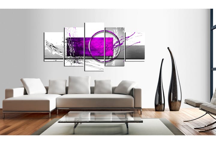 Bilde Purple Expression 100x50 - Artgeist sp. z o. o. - Interiør - Maleri & posters - Lerretsbilder