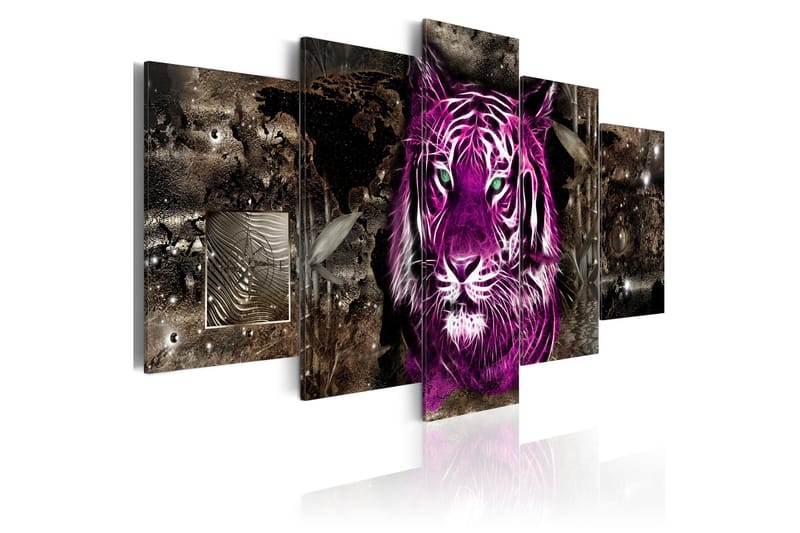 Bilde Purple King 100x50 - Artgeist sp. z o. o. - Innredning - Plakater & posters - Lerretsbilder