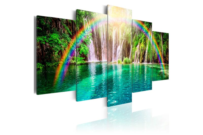 Bilde Rainbow Time 200x100 - Artgeist sp. z o. o. - Interiør - Plakater & posters - Lerretsbilder