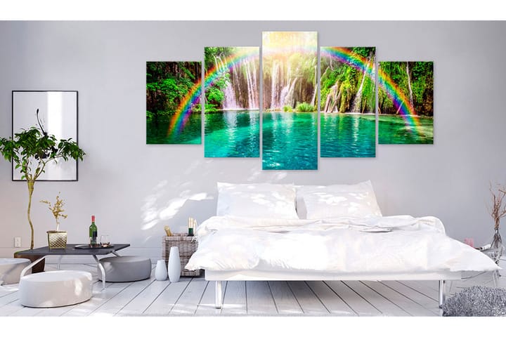 Bilde Rainbow Time 200x100 - Artgeist sp. z o. o. - Interiør - Plakater & posters - Lerretsbilder