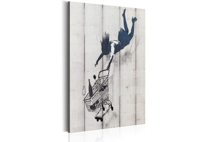 Bilde Shop Til You Drop By Banksy 60x90 - Artgeist sp. z o. o. - Interiør - Plakater & posters - Lerretsbilder