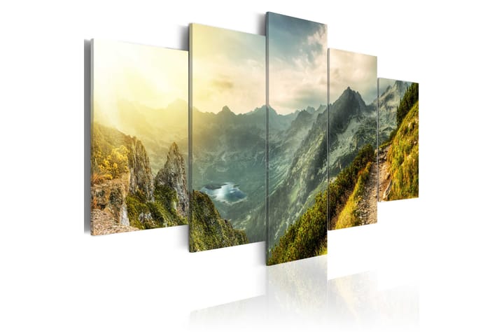 Bilde Slovak Mountain Landscape 100x50 - Artgeist sp. z o. o. - Innredning - Plakater & posters - Lerretsbilder