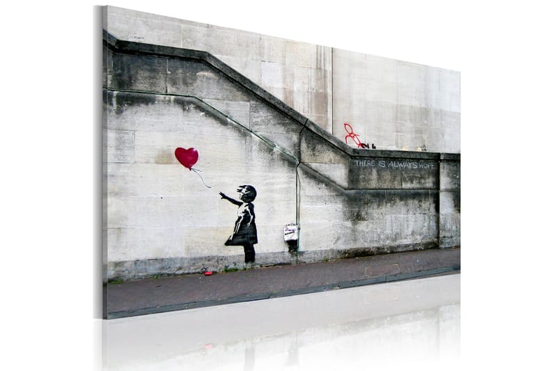 Bilde There Is Always Hope Banksy 60x40 - Artgeist sp. z o. o. - Interiør - Plakater & posters - Lerretsbilder