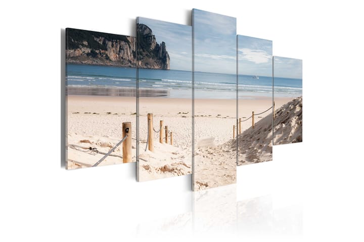 Bilde Walk By The Sea 100x50 - Artgeist sp. z o. o. - Innredning - Plakater & posters - Lerretsbilder