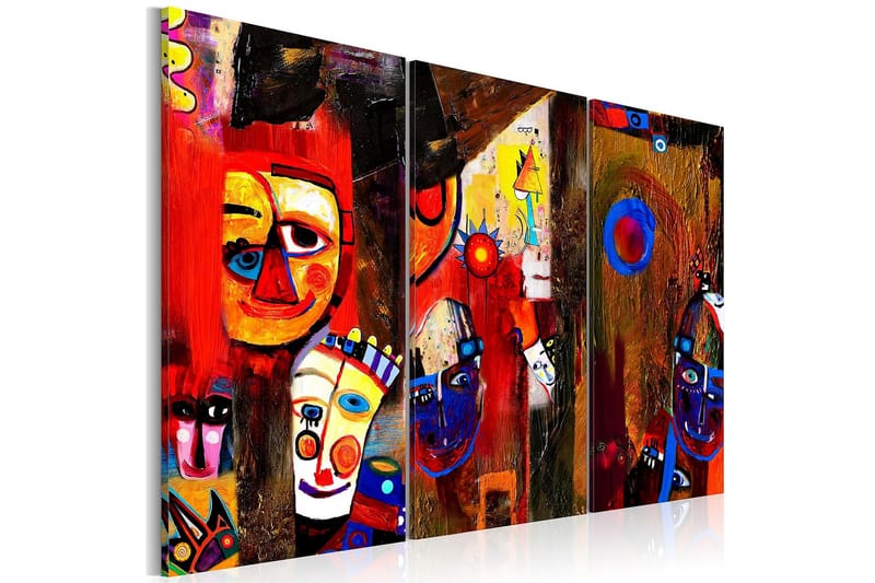 Canvasbilde Abstract Carnival 120x80 cm