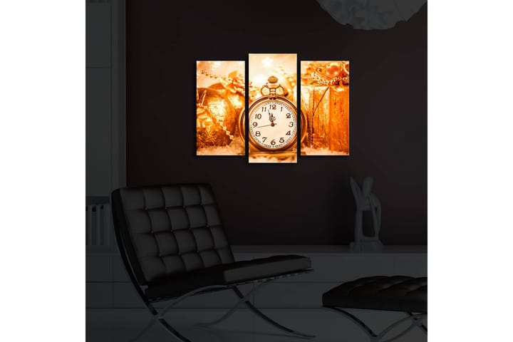 Canvasbilde Dekorativ LED-belysning 3 Deler - Flerfarget - Innredning - Plakater & posters - Lerretsbilder
