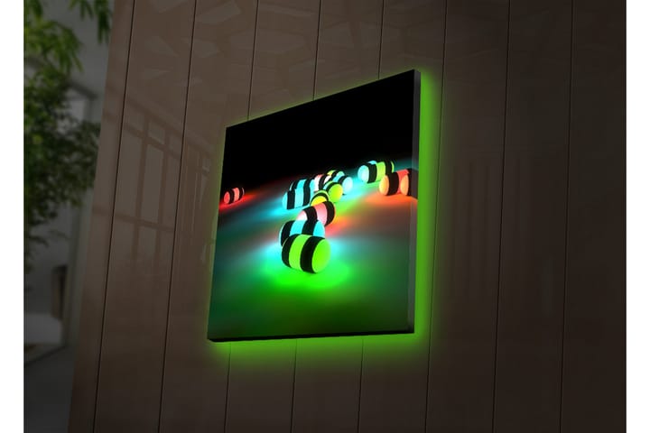 Canvasbilde Dekorativ LED-belysning