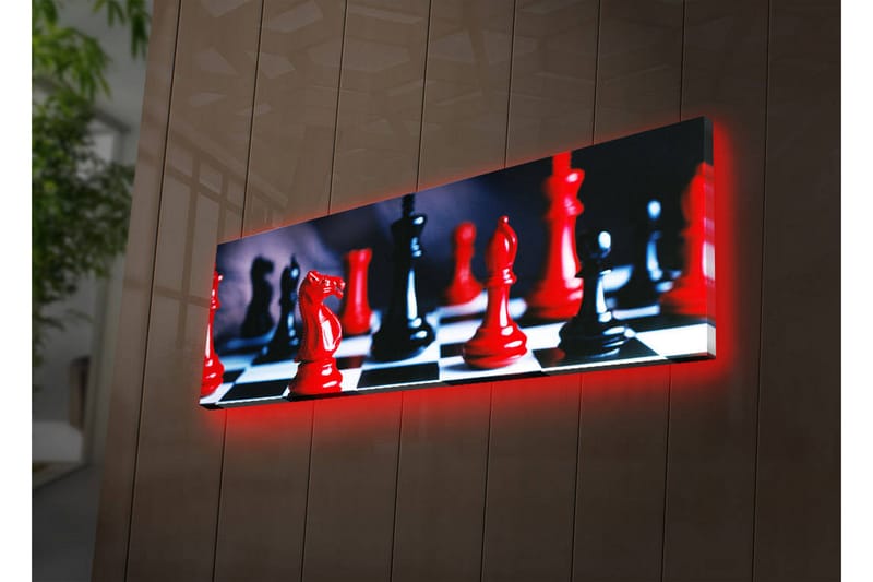 Canvasbilde Dekorativ LED-belysning - Flerfarget - Interiør - Plakater & posters - Lerretsbilder