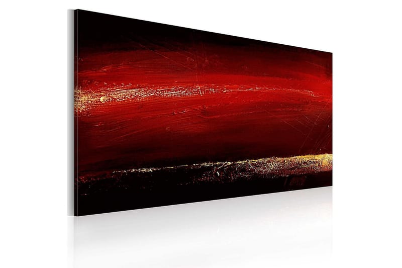 Canvasbilde Rød leppestift 120x60 cm