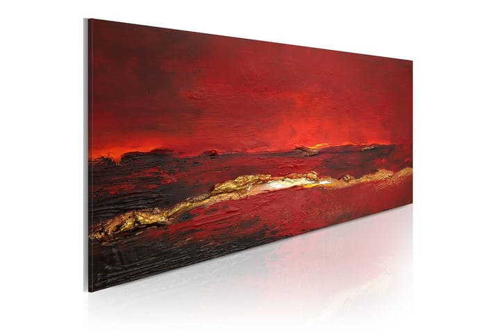Canvasbilde Rødhet i havet 100x40 cm