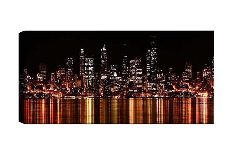 Canvasbilde YTY Buildings & Cityscapes Flerfarget - 120x50 cm - Interiør - Maleri & posters - Lerretsbilder