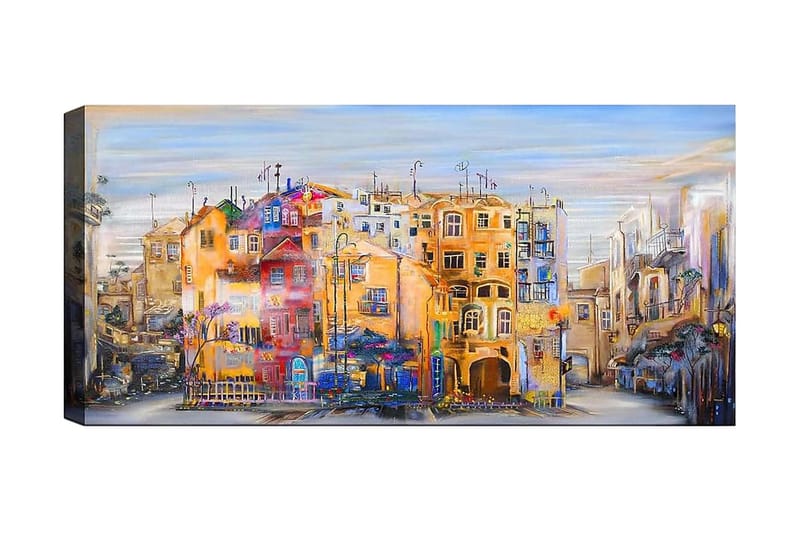 Canvasbilde YTY Buildings & Cityscapes Flerfarget - 120x50 cm - Interiør - Plakater & posters - Lerretsbilder