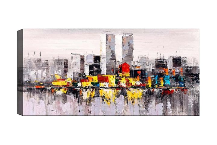 Canvasbilde YTY Buildings & Cityscapes Flerfarget - 120x50 cm - Innredning - Plakater & posters - Lerretsbilder