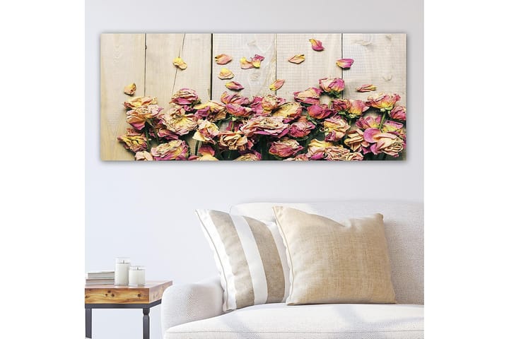 Canvasbilde YTY Floral & Botanical Flerfarget - 120x50 cm - Interiør - Plakater & posters - Lerretsbilder