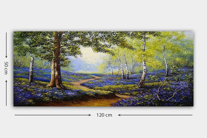 Canvasbilde YTY Landscape & Nature Flerfarget - 120x50 cm - Innredning - Plakater & posters - Lerretsbilder