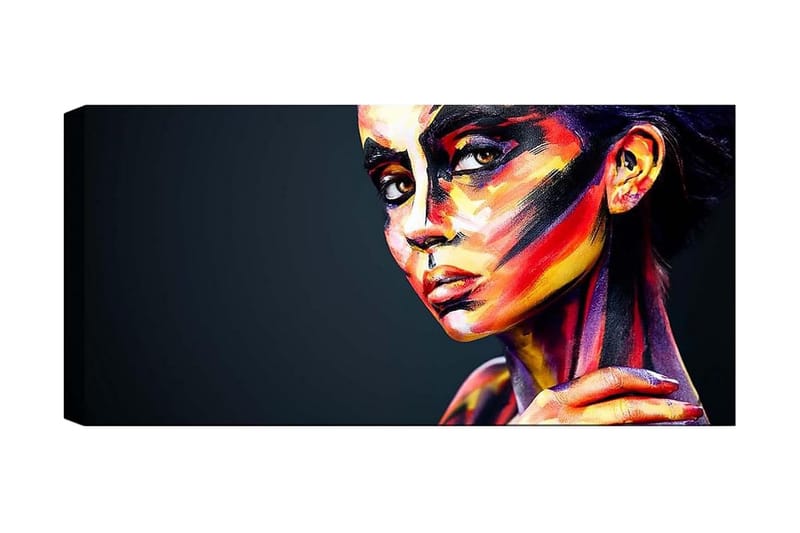 Canvasbilde YTY People Flerfarget - 120x50 cm - Innredning - Plakater & posters - Lerretsbilder