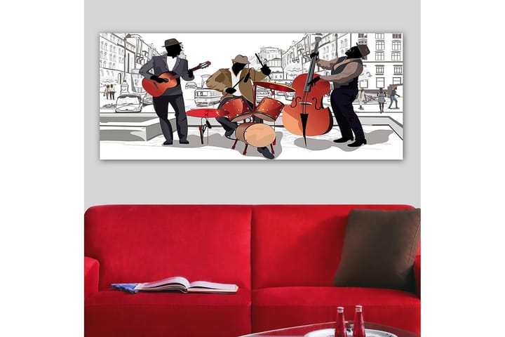 Canvasbilde YTY People Flerfarget - 120x50 cm - Innredning - Plakater & posters - Lerretsbilder