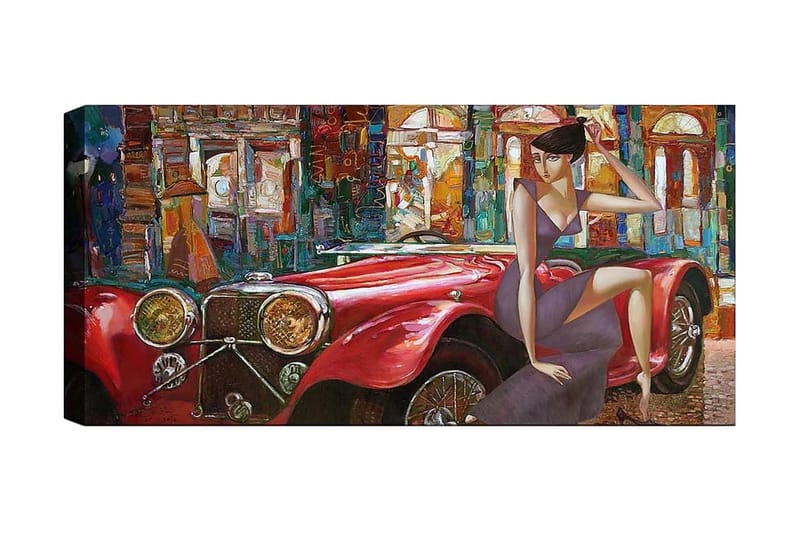 Canvasbilde YTY Transportation Flerfarget - 120x50 cm - Interiør - Maleri & posters - Lerretsbilder