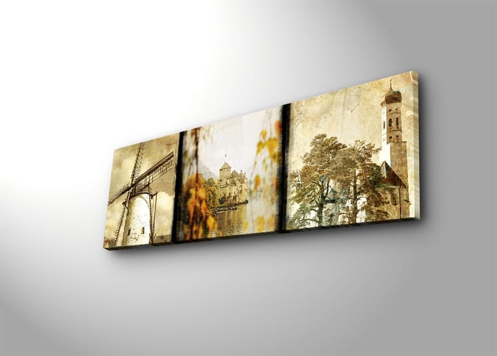 Dekorativ Canvasbilde 30x90 cm - Flerfarget - Innredning - Plakater & posters - Lerretsbilder