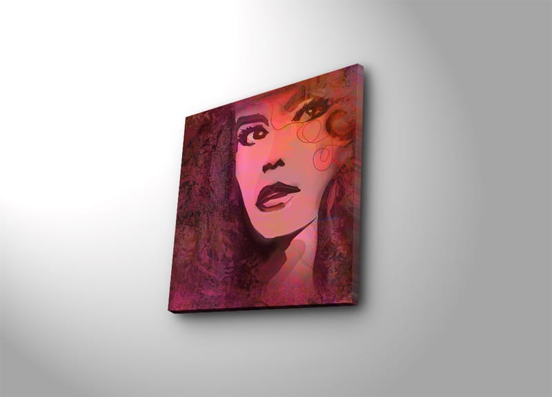 Dekorativ Canvasbilde 45x45 cm - Flerfarget - Innredning - Plakater & posters - Lerretsbilder