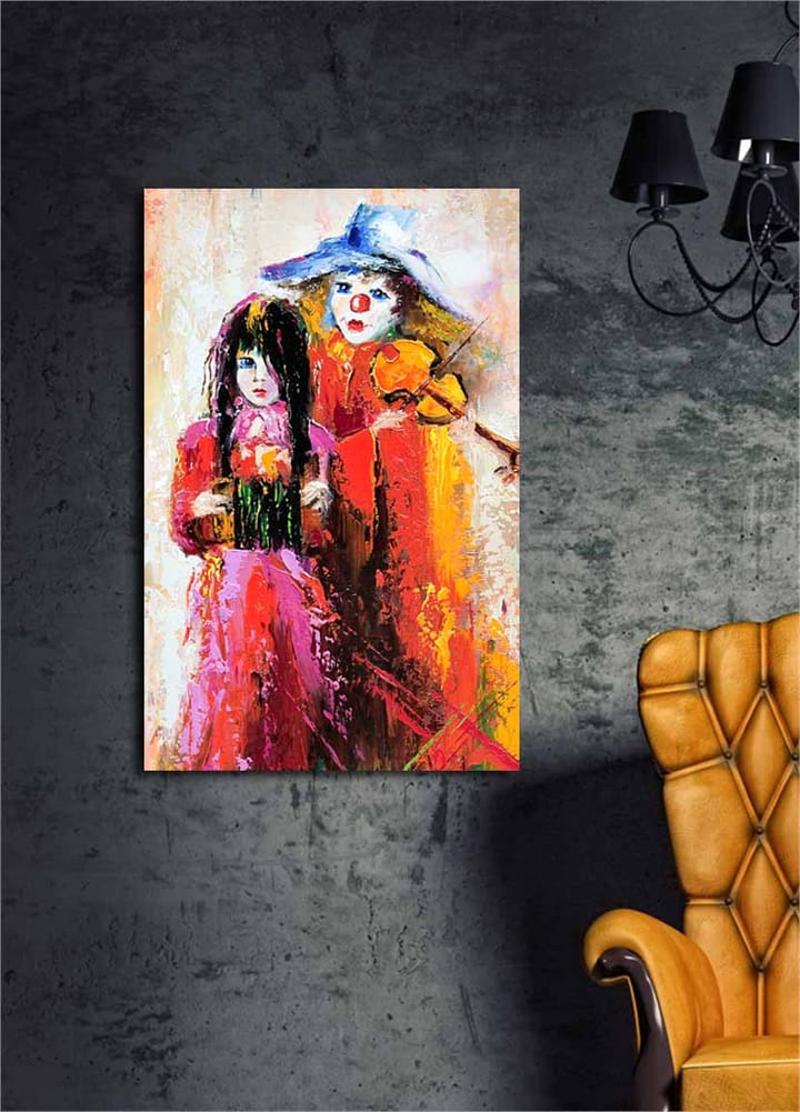 Dekorativ Canvasbilde 45x70 cm - Flerfarget - Interiør - Plakater & posters - Lerretsbilder