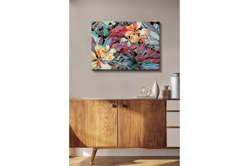 Dekorativ Canvasbilde 50x70 cm - Flerfarget - Interiør - Maleri & posters - Lerretsbilder