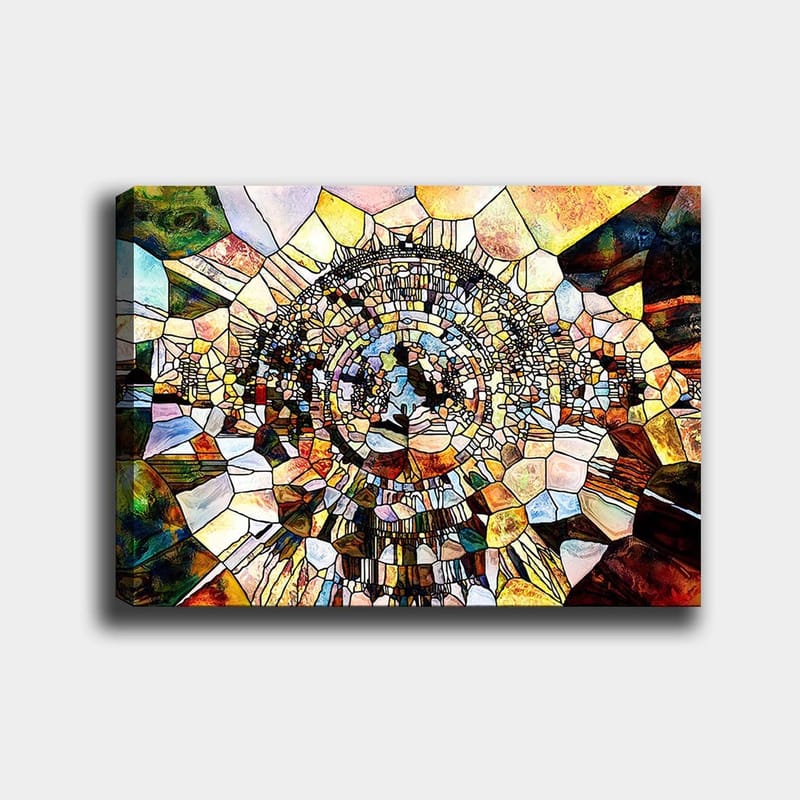 Dekorativ Canvasbilde 70x100 cm - Flerfarget - Innredning - Plakater & posters - Lerretsbilder