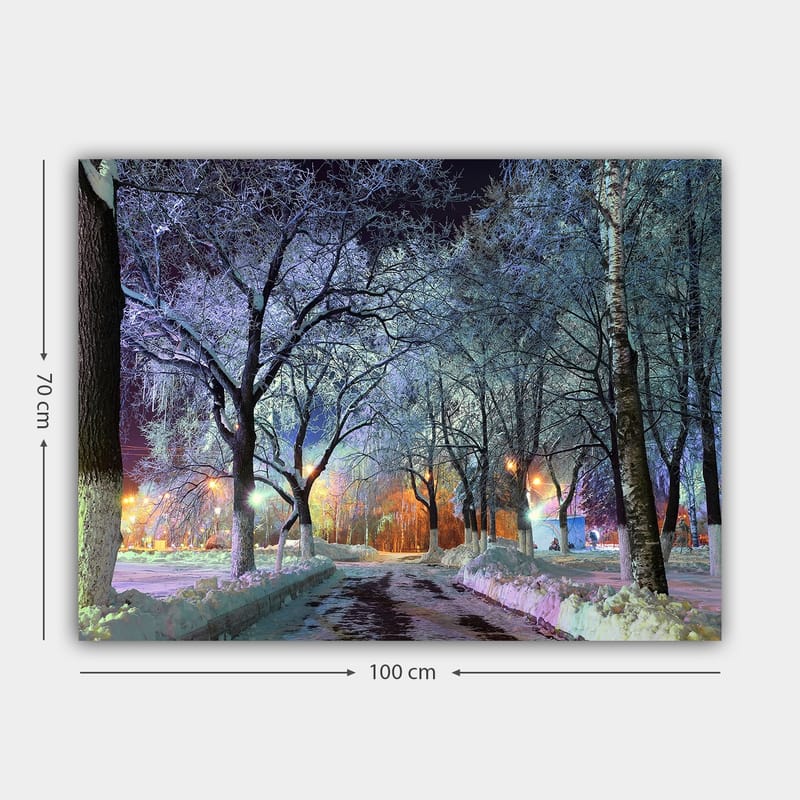 Dekorativ Canvasbilde 70x100 cm - Flerfarget - Interiør - Maleri & posters - Lerretsbilder