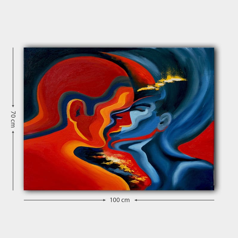 Dekorativ Canvasbilde 70x100 cm - Flerfarget - Innredning - Plakater & posters - Lerretsbilder