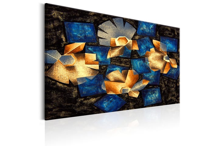 Tavle Geometrical Flowers 120X80 - Artgeist sp. z o. o. - Innredning - Plakater & posters - Lerretsbilder