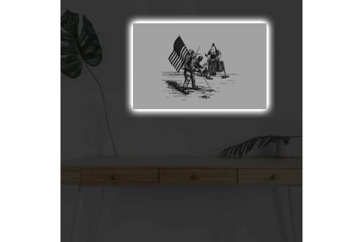 Veggdekorasjon LED-belysning Canvas Bilde - Interiør - Plakater & posters - Lerretsbilder