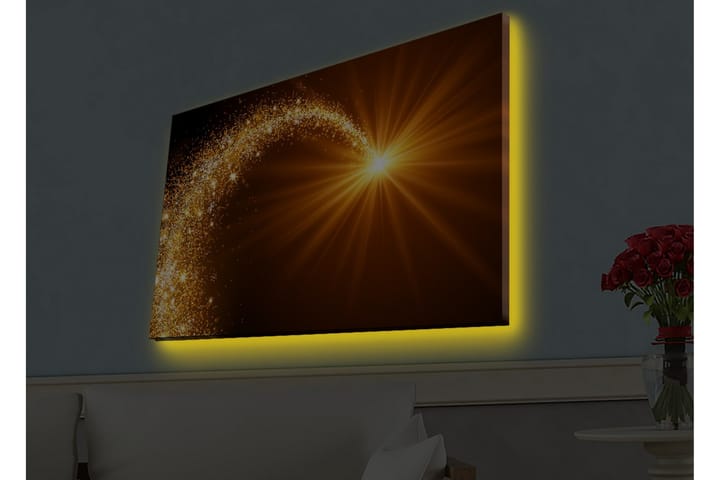Veggdekorasjon LED-belysning Canvas Bilde - Innredning - Plakater & posters - Lerretsbilder