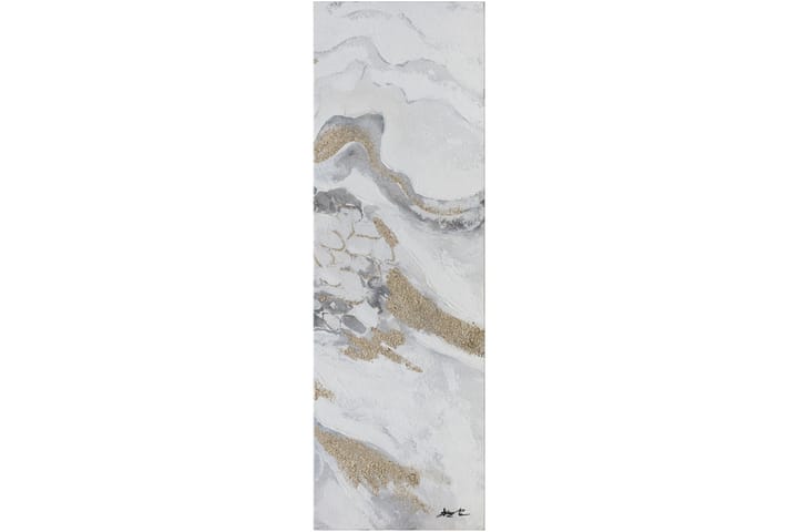 Oljemaling 40x120 cm Marmor - Innredning - Plakater & posters - Oljemaling
