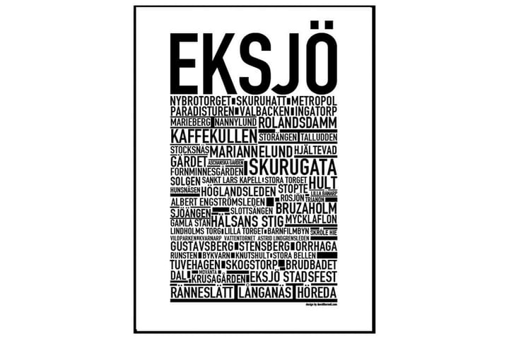 Poster Eksjö - Finnes i flere størrelser - Innredning - Plakater & posters - Posters