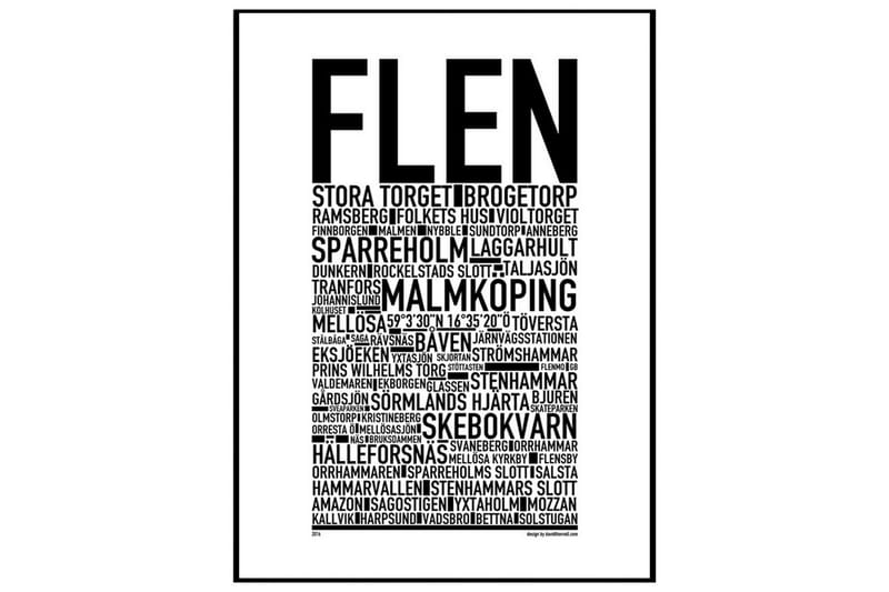 Poster Flen - Finnes i flere størrelser - Innredning - Plakater & posters - Posters