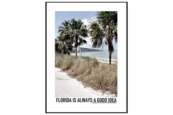 Poster Florida is always a good idea - Finnes i flere størrelser - Interiør - Maleri & posters - Posters