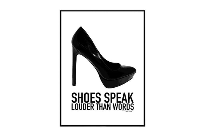 Poster Shoes speak - Finnes i flere størrelser - Innredning - Plakater & posters - Posters