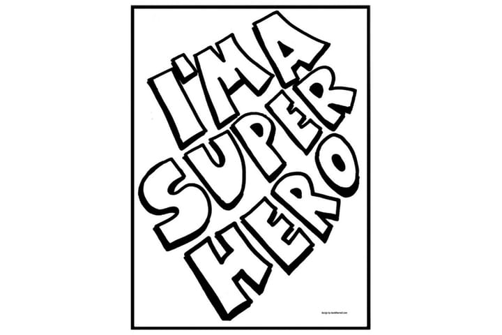Poster Super hero - Finnes i flere størrelser - Innredning - Plakater & posters - Posters