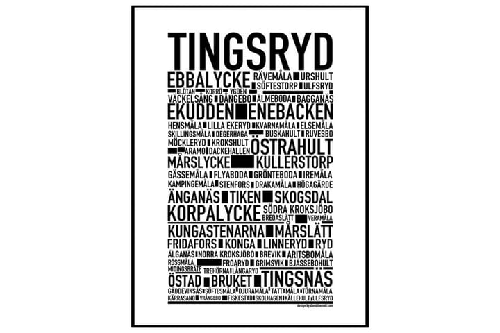 Poster Tingsryd - Finnes i flere størrelser - Innredning - Plakater & posters - Posters
