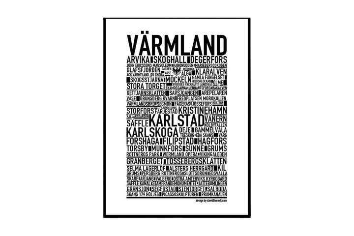 Poster Värmland - Finnes i flere størrelser - Interiør - Plakater & posters - Posters