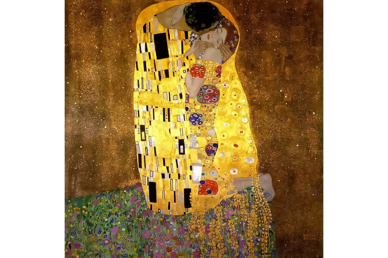 The Kiss - Gustav Klimt Colourful Flerfarget/Guld/Brun 1 - 120x60 cm - Interiør - Maleri & posters - Posters