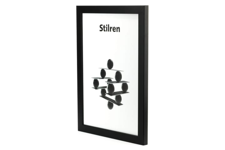 Fotoramme Stilren 50x70 cm - Svart|Plexiglass - Interiør - Plakater & posters - Rammer