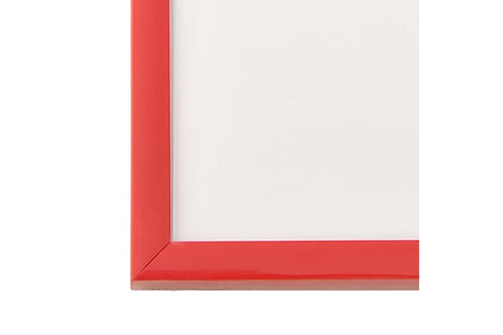 Fotorammekollasje for vegg eller bord 5 stk 50x60 cm rød MDF - Rød - Interiør - Plakater & posters - Rammer
