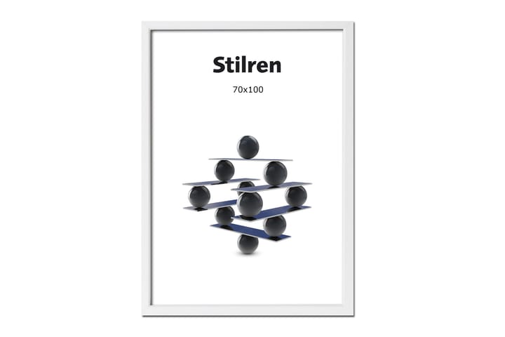 Ramme Stilren Hvit 70x100 cm - Hvit - Interiør - Plakater & posters - Rammer