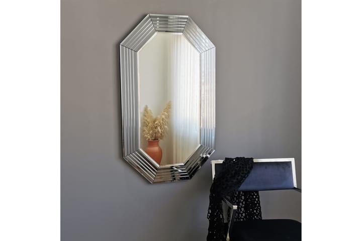 Dekorasjonsspeil Rhaegar 100 cm - Sølv - Interiør - Speil - Gangspeil