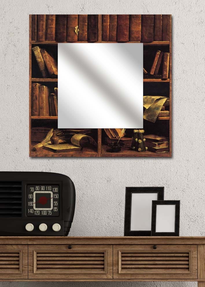 Dekorspeil 50x50 cm - Flerfarget - Innredning - Speil - Veggspeil