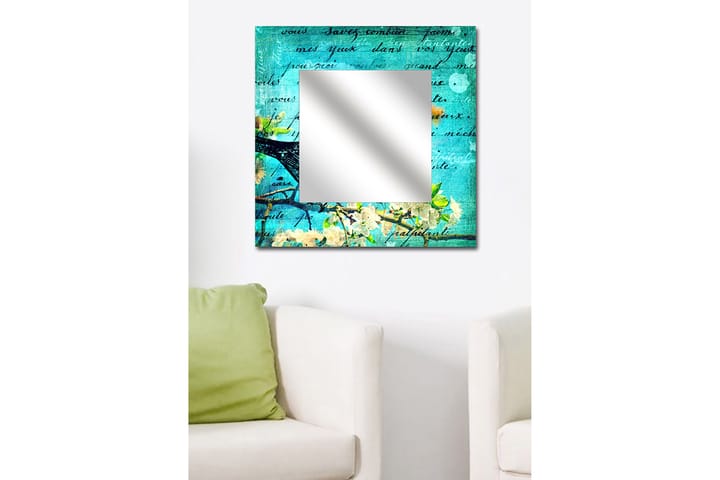 Dekorspeil Krasnaja 50x50 cm Abstract - Plexiglass / flerfarget - Innredning - Speil - Veggspeil