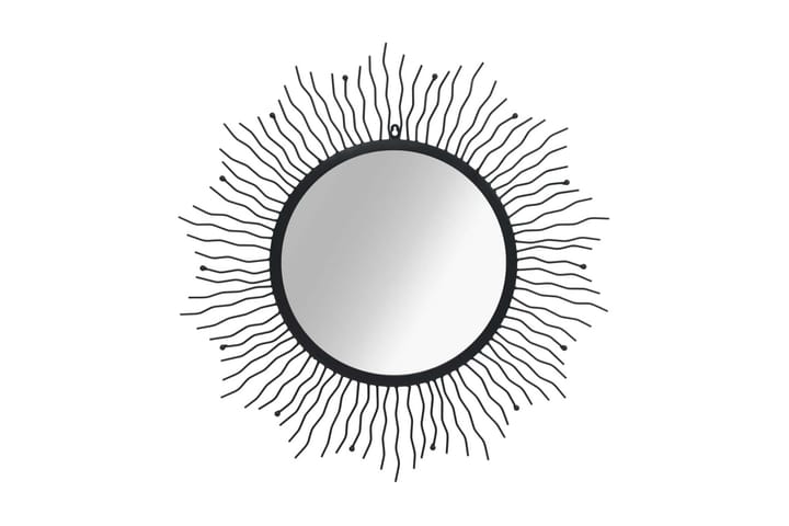 Hagespeil solstråle 80 cm svart - Beige - Interiør - Speil - Veggspeil