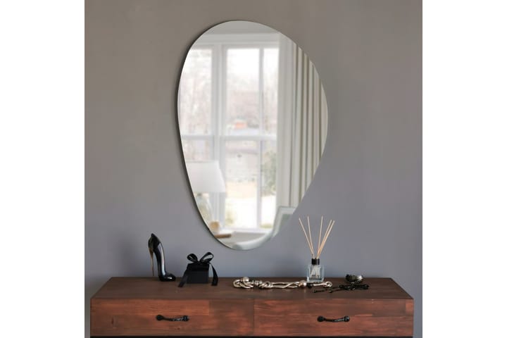 Speil 50x76 cm - Svart - Interiør - Speil - Veggspeil