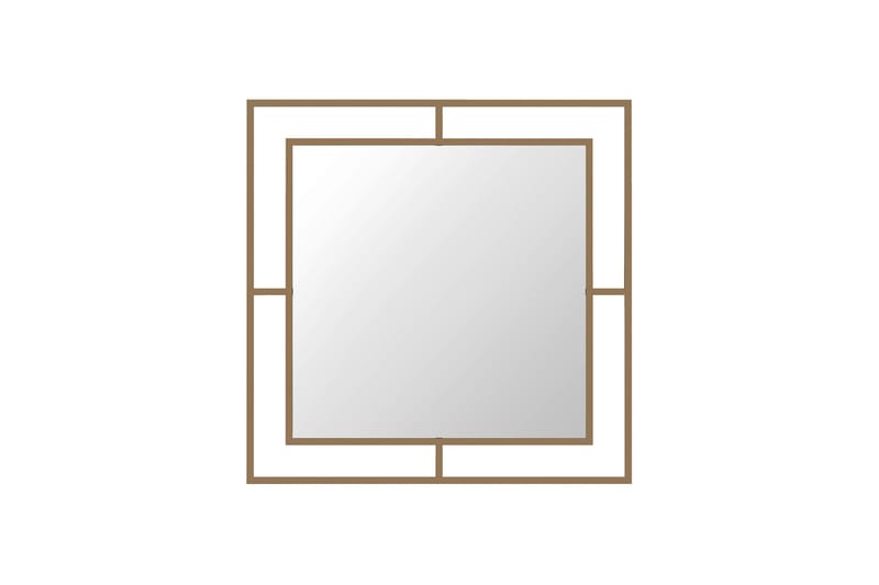 Speil 58x58 cm - Gull - Interiør - Speil - Veggspeil